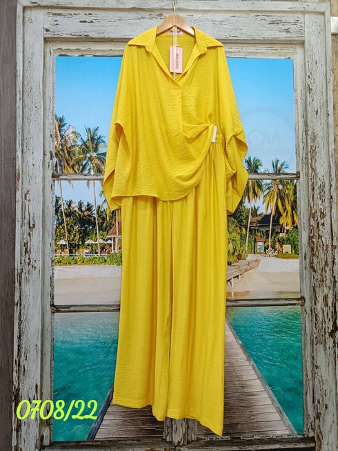 Summer Solid Color Casual Co-Ord Sets